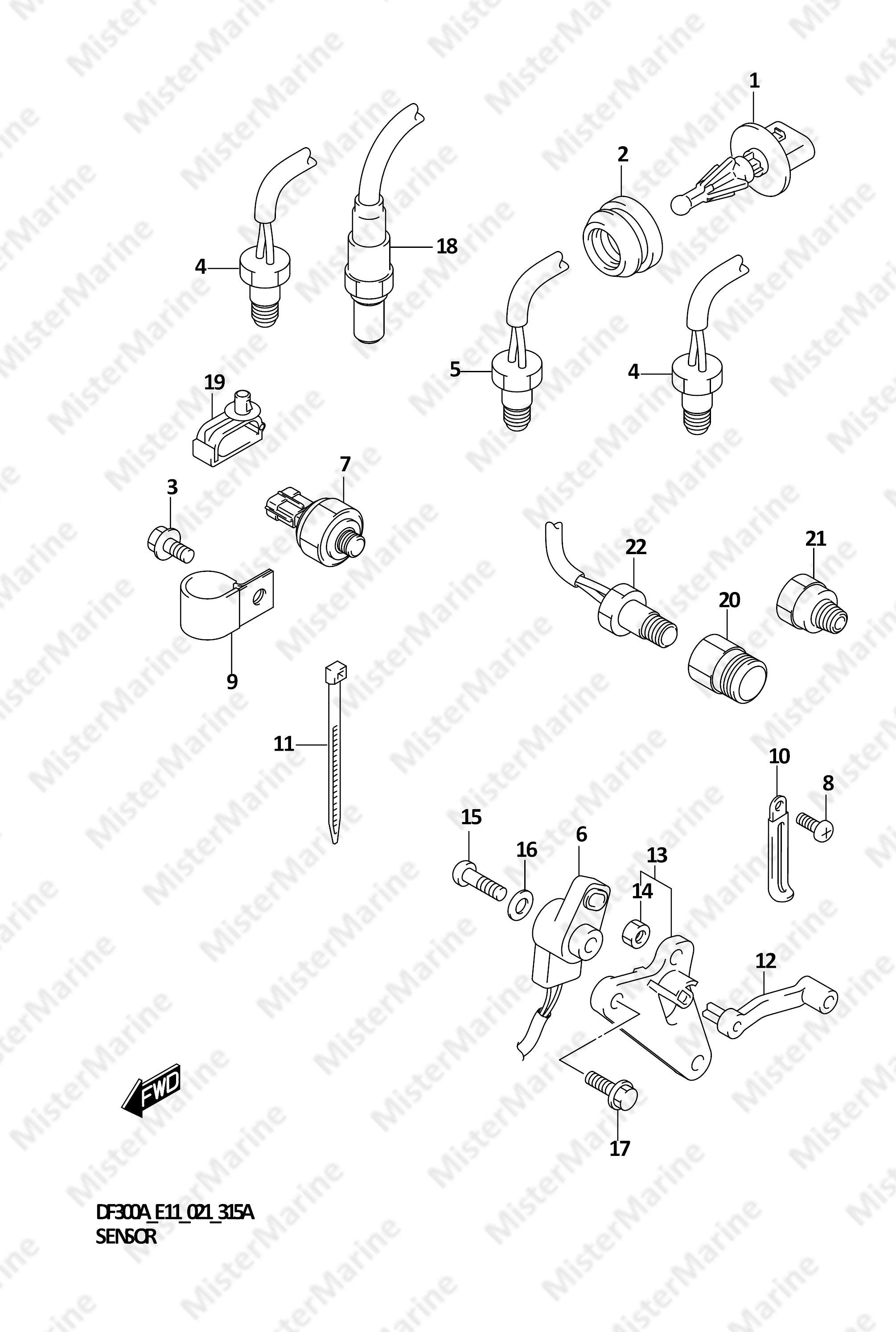 FIG.315A (1-D-12) SENSOR (X)(XX)