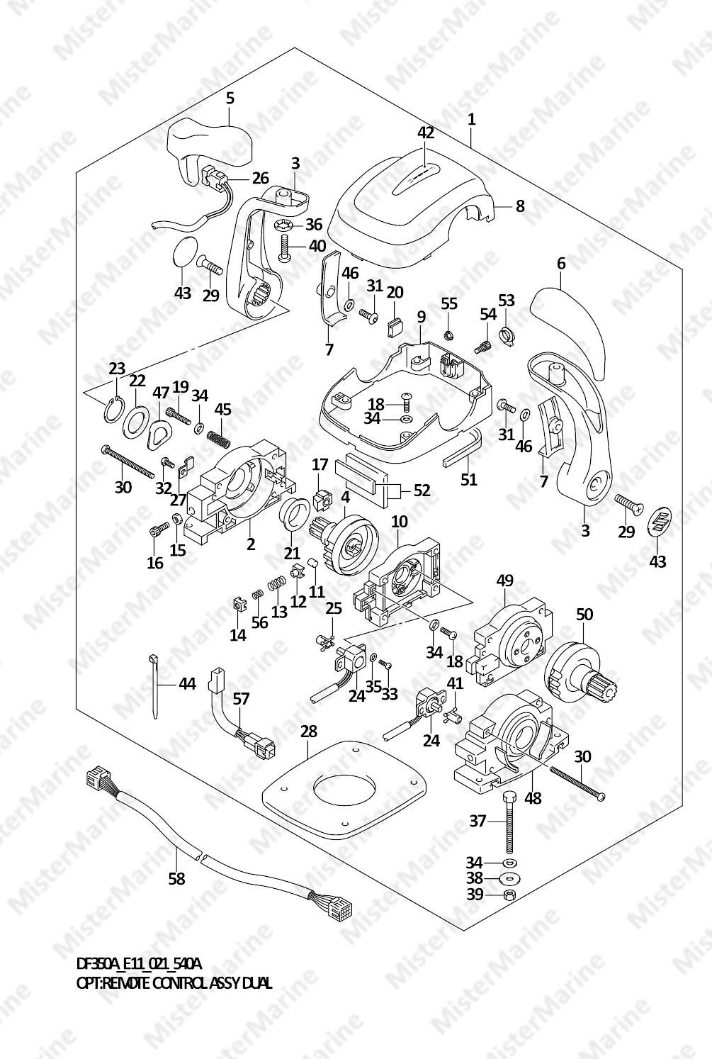 FIG.540A (1-J-13) OPT:REMOTE CONTROL ASSY DUAL