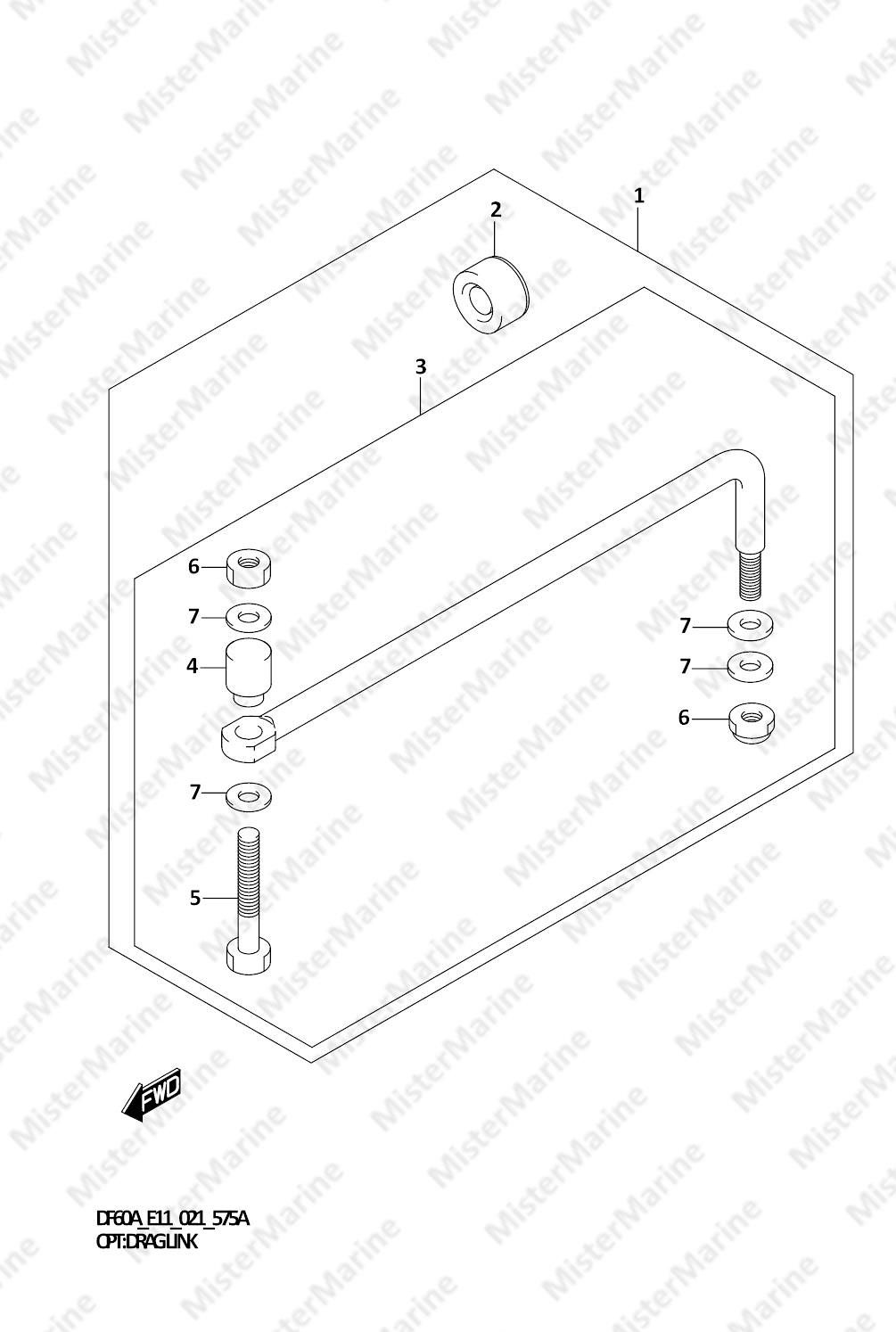 FIG.575A FIG.575A (2-H-2) OPT:DRAG LINK (SEE NOTE)