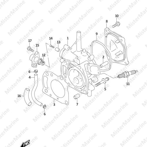 FIG.111A (1-B-2) CYLINDER HEAD