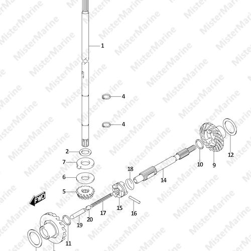 FIG.230A (1-B-16) DRIVE SHAFT