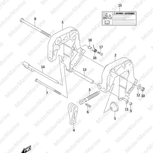 FIG.335A (1-C-5) CLAMP BRACKET