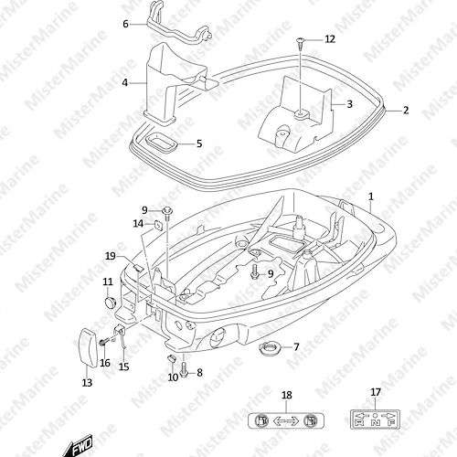 FIG.412A (1-C-10) LOWER COVER (DF4A)