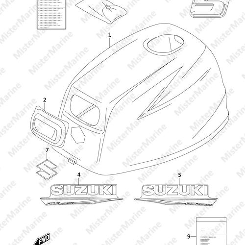 FIG.420L (1-C-16) ENGINE COVER (DF5A:021)