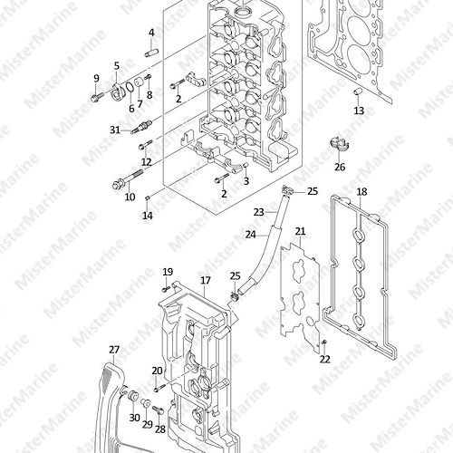 15 FIG.111B (1-B-4) CYLINDER HEAD (SEE NOTE)
