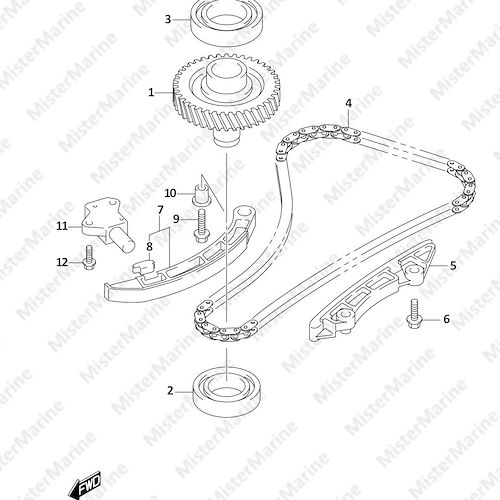 FIG.119A (1-B-11) TIMING CHAIN