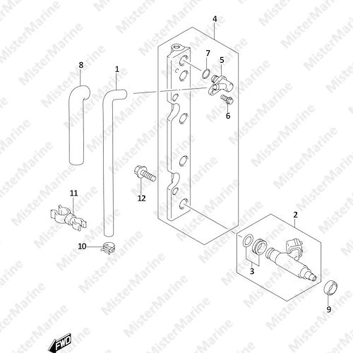 FIG.144A (1-C-12) FUEL INJECTOR (E01,E03,E11)