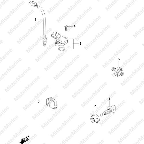 FIG.315B (1-E-8) SENSOR (DF90AWQH)