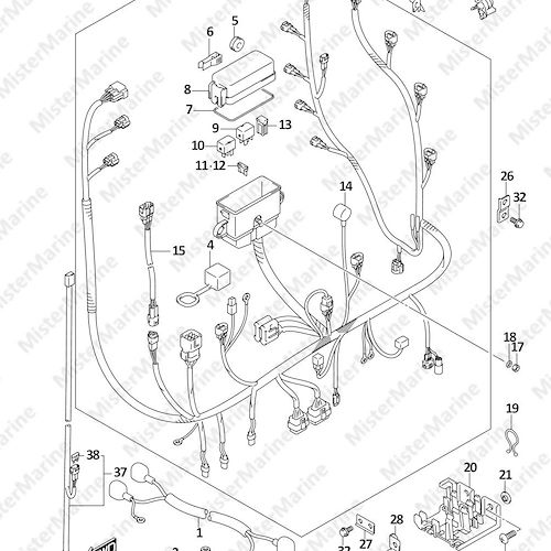 FIG.322A (1-E-9) HARNESS (SEE NOTE)