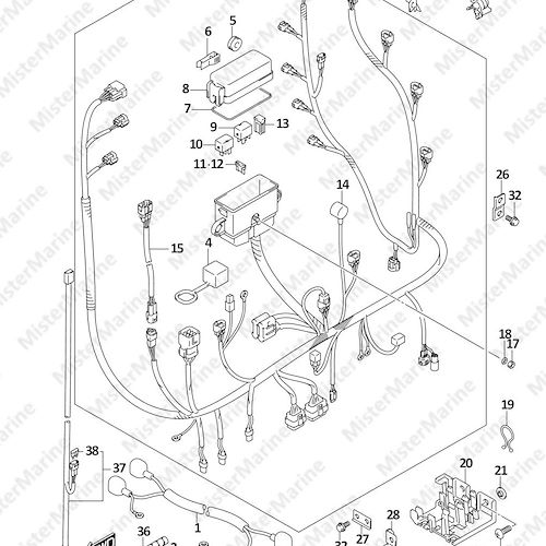 FIG.322B (1-E-11) HARNESS (SEE NOTE)