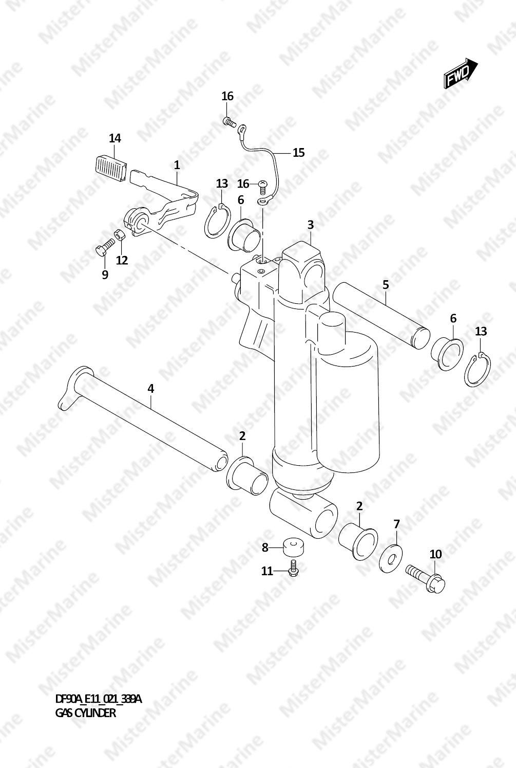 FIG.339A (1-G-3) GAS CYLINDER (DF90AWQH)