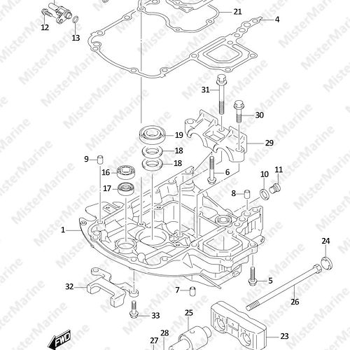 FIG.401A (1-G-5) ENGINE HOLDER