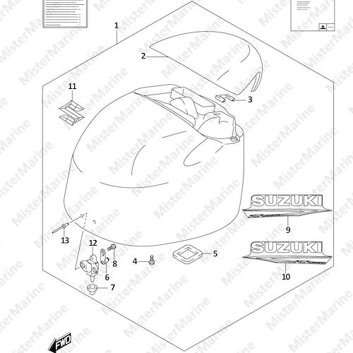 FIG.420D (1-I-2) ENGINE COVER (DF80A:021)