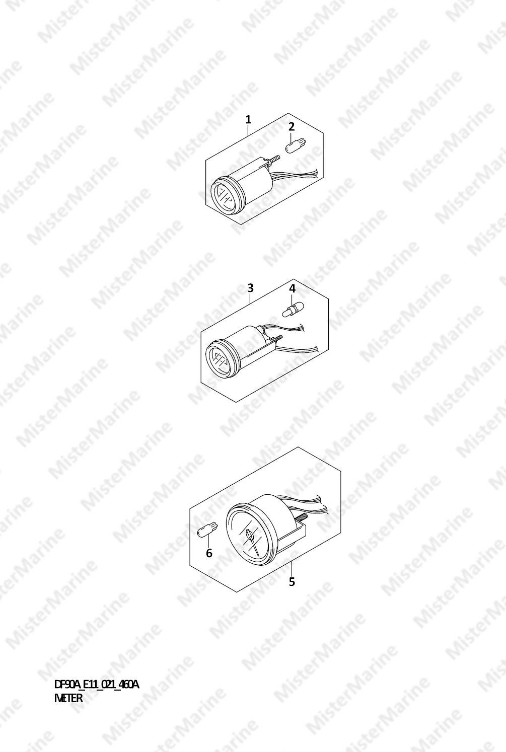 FIG.460A (1-J-3) METER (SEE NOTE)