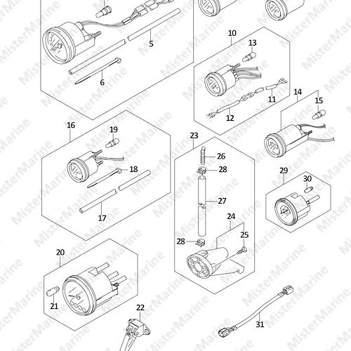 FIG.501A (1-J-5) OPT:METER (DF70A,DF80A,DF90A,DF100B)