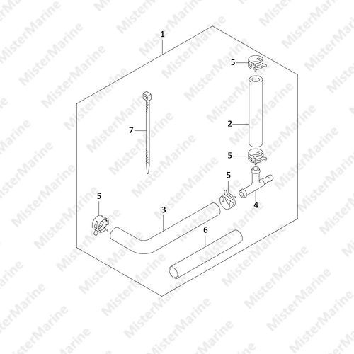 FIG.507A (1-J-9) OPT:WATER PRESSURE GAUGE SUB KIT