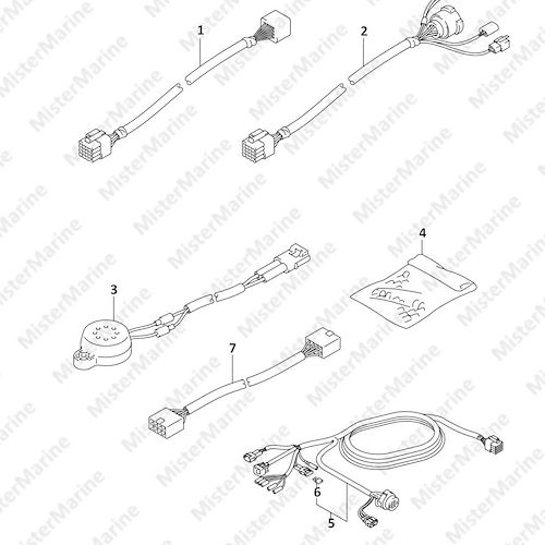 FIG.521B (1-K-8) OPT:HARNESS ((DF70A,DF90A):(E03,E11))