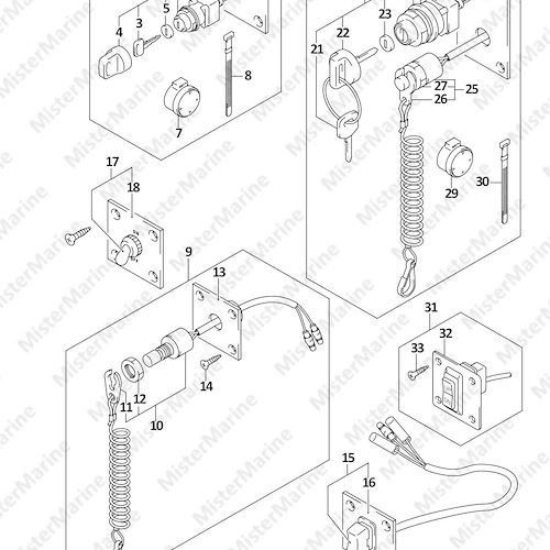 FIG.530A (1-K-10) OPT:SWITCH (DF70A,DF80A,DF90A,DF100B)