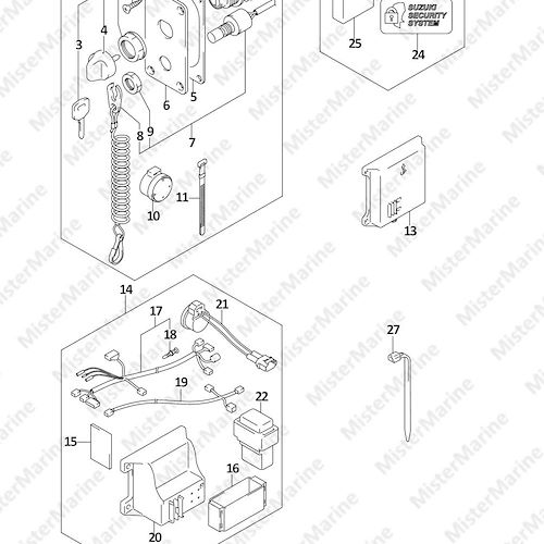 FIG.535A (1-K-13) OPT:KEY LESS START (SEE NOTE)