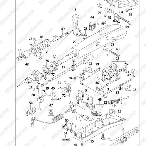 FIG.570A (1-L-6) OPT:TILLER HANDLE (DF70A,DF80A,DF90A,DF100B)