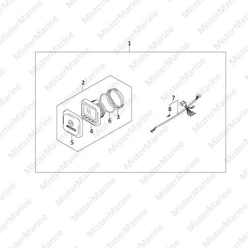 FIG.601A (1-L-11) OPT:MULTI FUNCTION GAUGE (1) (SEE NOTE)