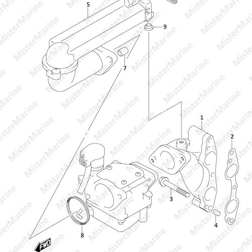 FIG.126A (1-B-9) INLET MANIFOLD