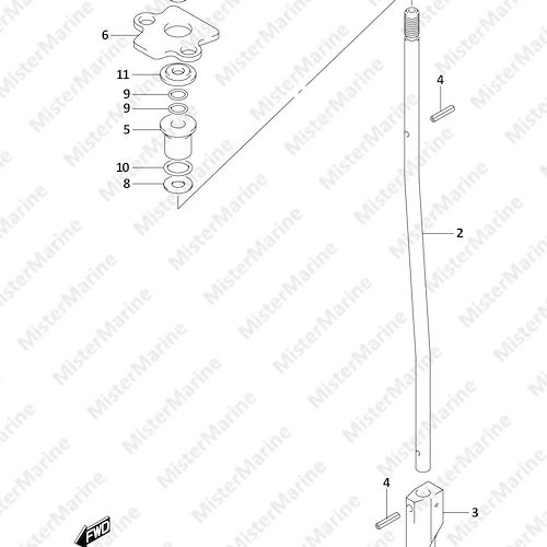 FIG.210A (1-C-11) SHIFT ROD