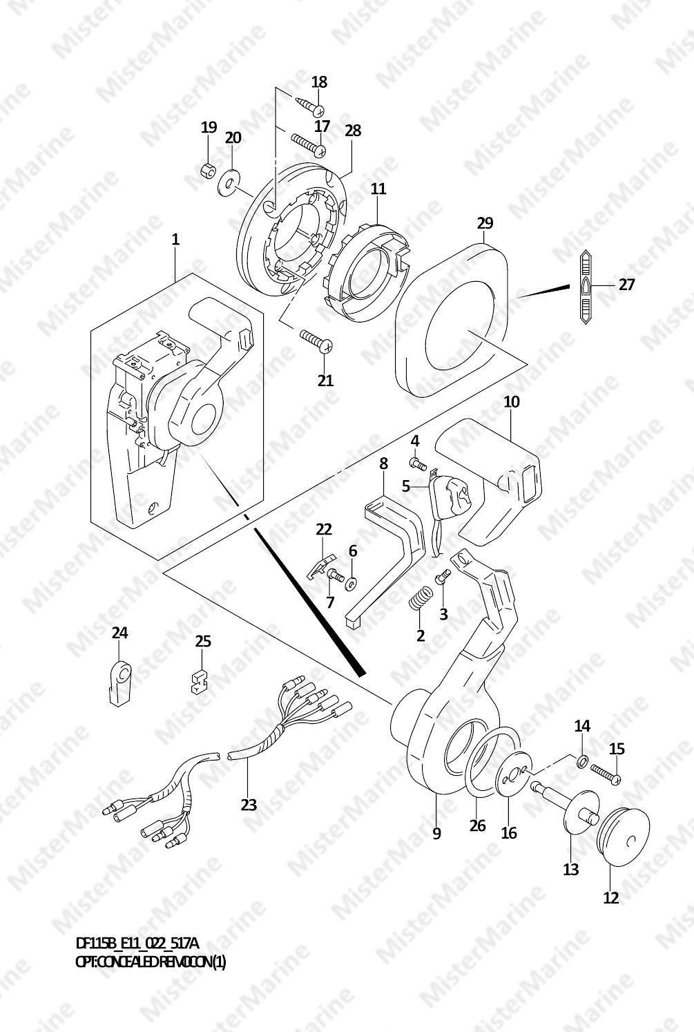 FIG.517A (1-F-8) OPT:CONCEALED REMOCON (1)