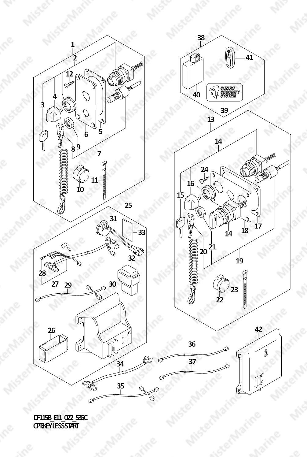 FIG.535C (1-F-16) OPT:KEY LESS START