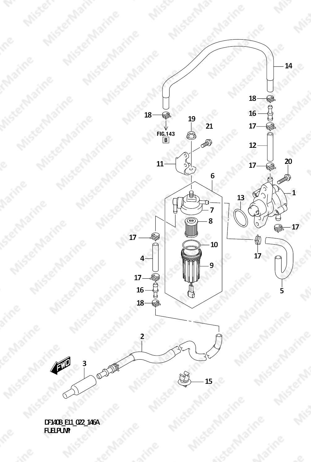 FIG.146A (1-C-2) FUEL PUMP