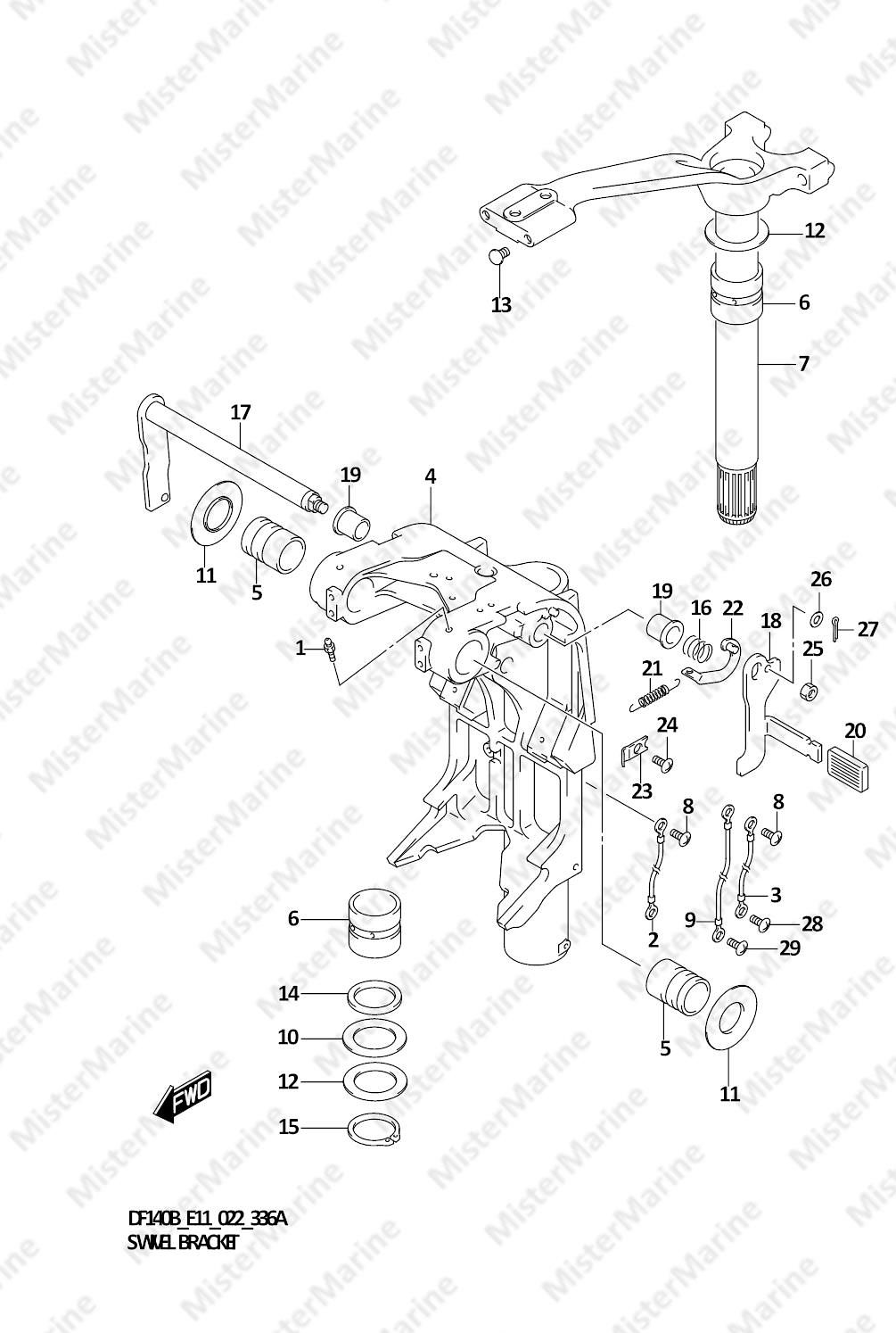 FIG.336A (1-D-12) SWIVEL BRACKET