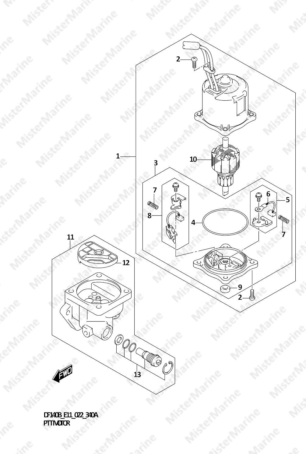 FIG.340A (1-D-16) PTT MOTOR