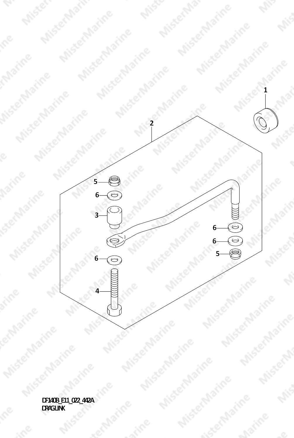 FIG.442A (1-E-15) DRAG LINK