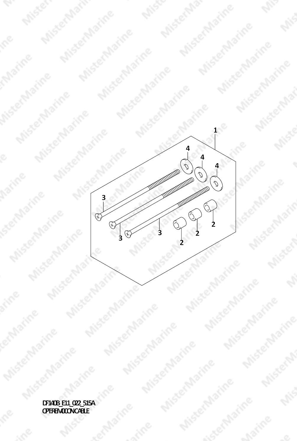 FIG.515A (1-F-8) OPT:REMOCON CABLE