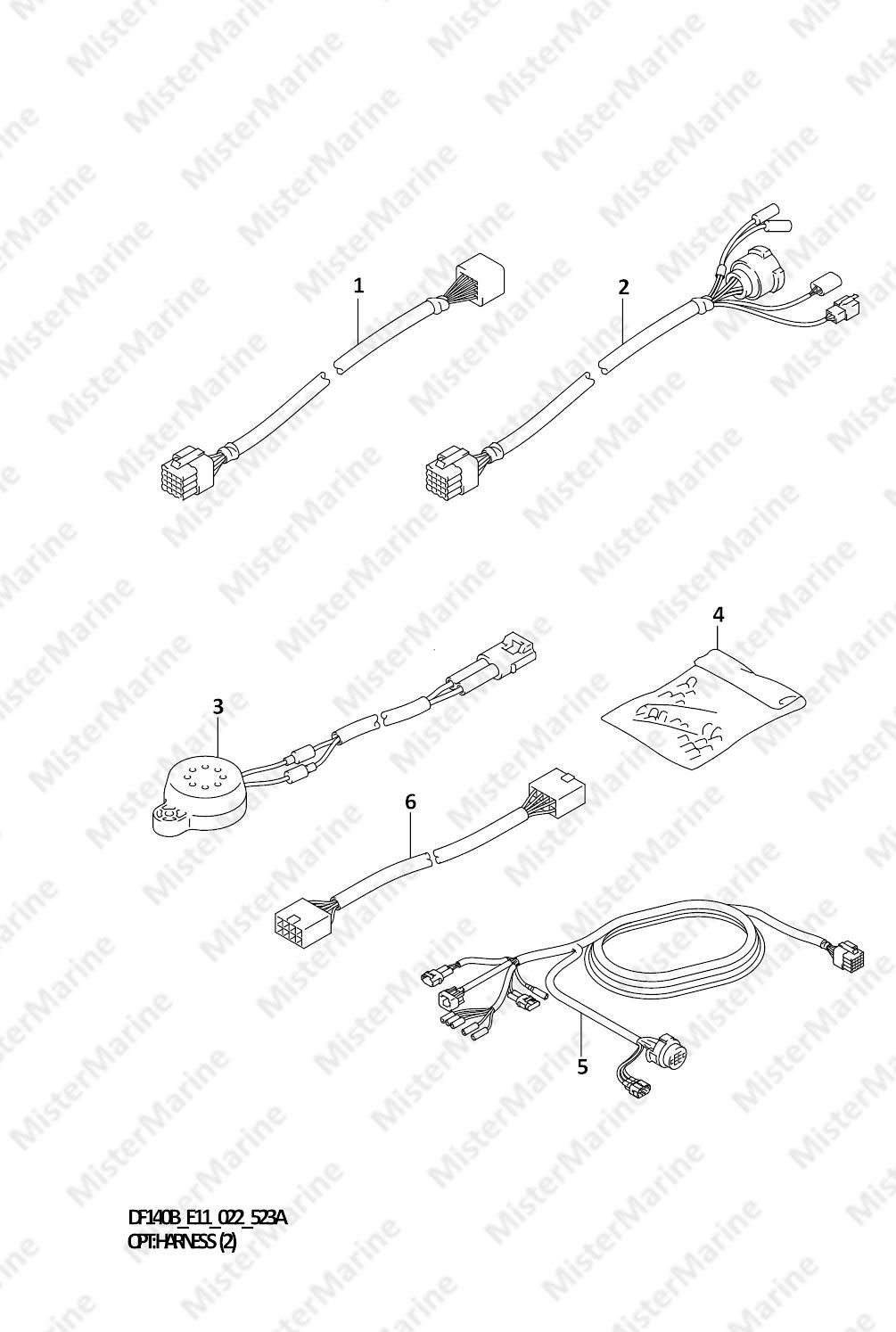 FIG.523A (1-F-12) OPT:HARNESS (2)