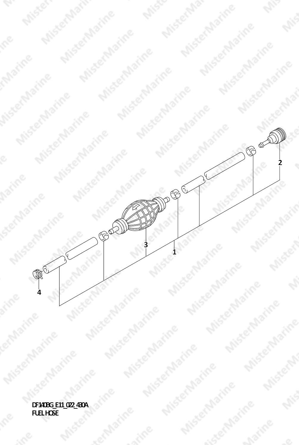 FIG.430A (1-G-9) FUEL HOSE