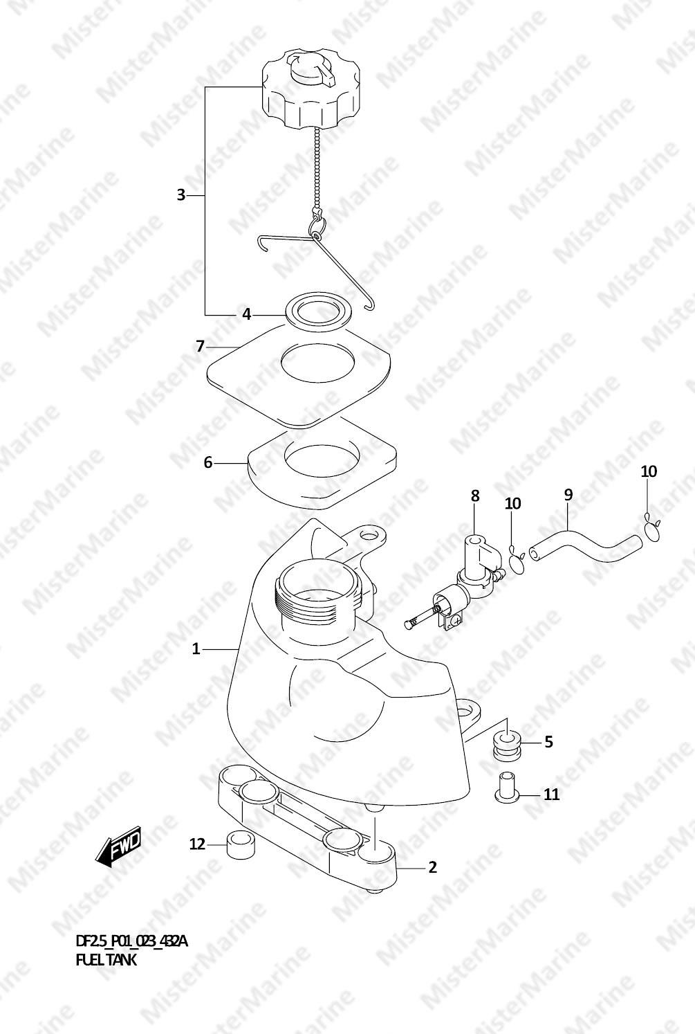 FIG.432A (1-C-9) FUEL TANK