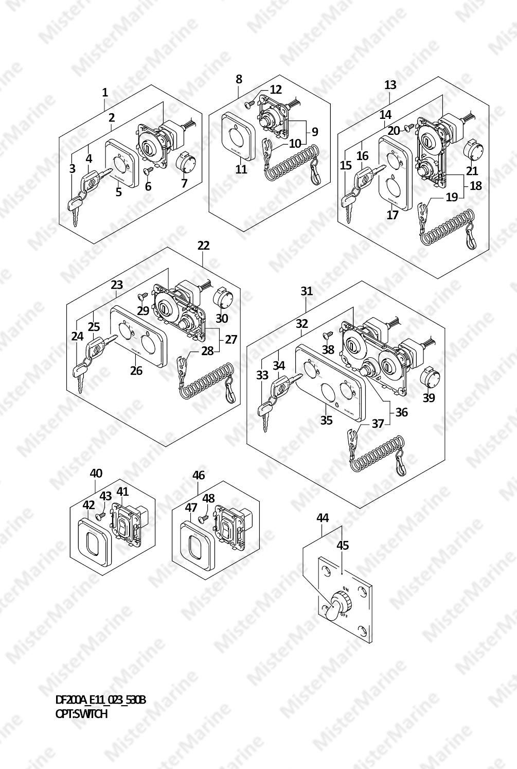 FIG.530B (2-B-7) OPT:SWITCH ((022,023):(E03,E11))