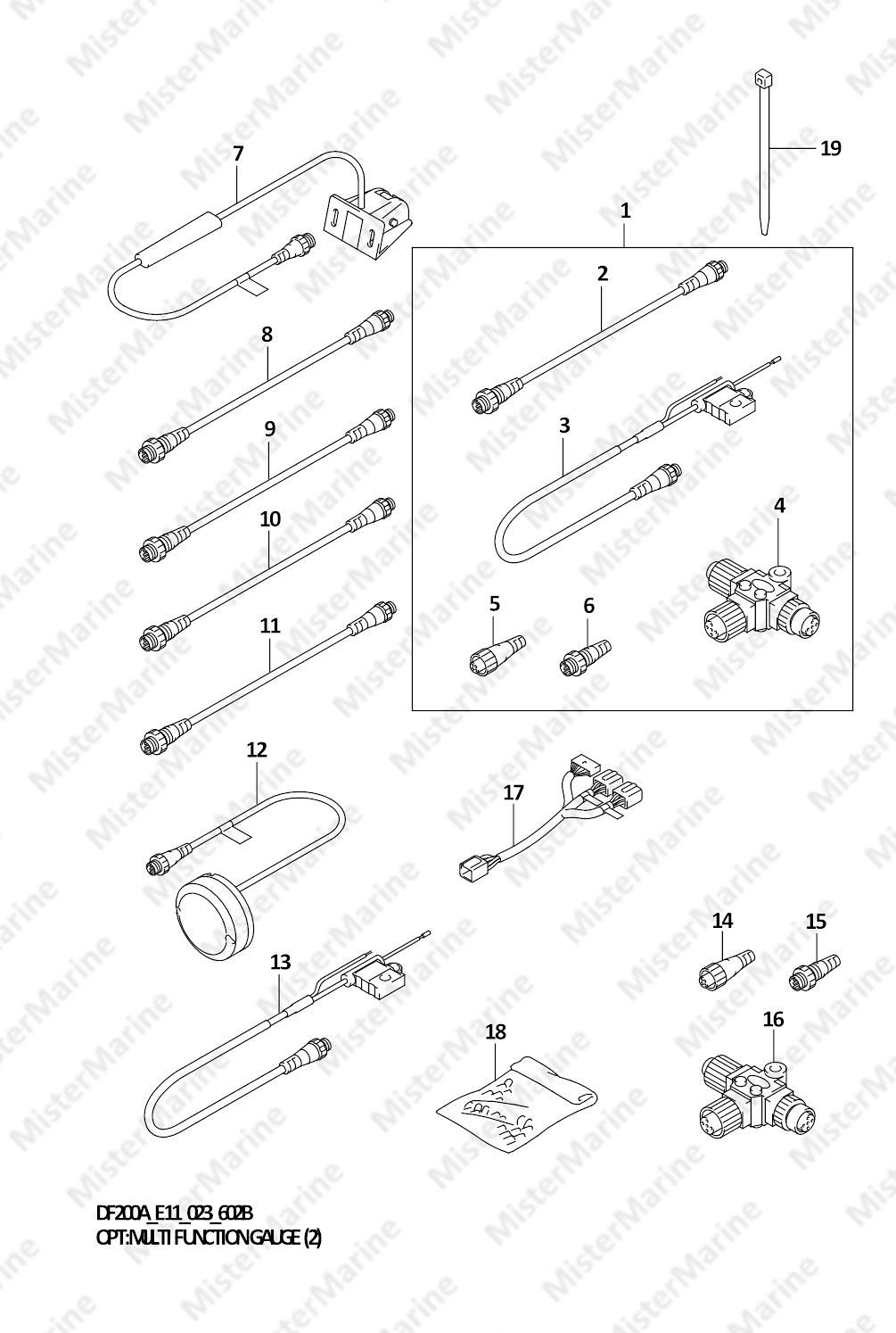 FIG.602B (2-D-3) OPT:MULTI FUNCTION GAUGE (2) (023)