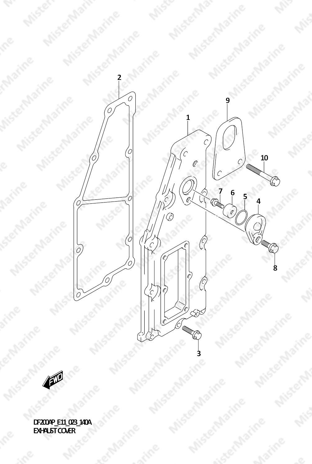 FIG.140A (1-C-3) EXHAUST COVER
