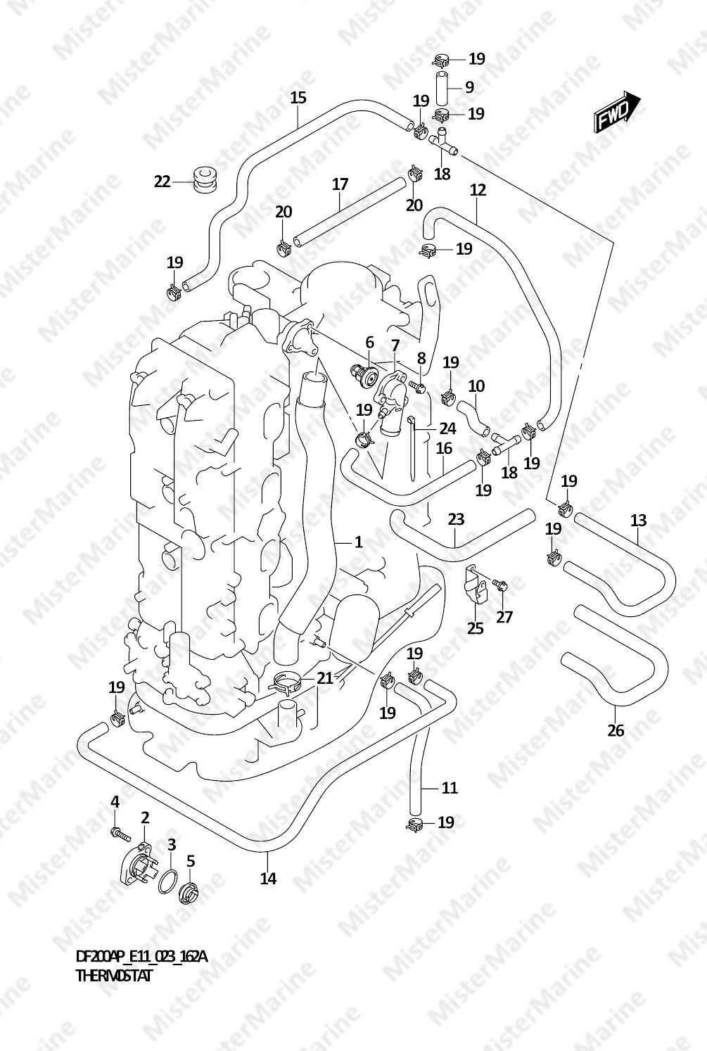 FIG.162A (1-C-14) THERMOSTAT