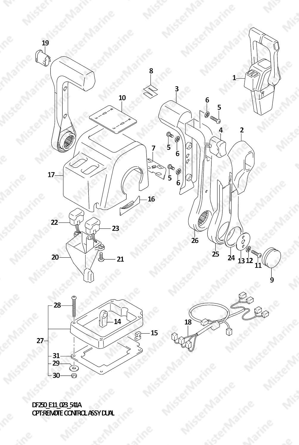 FIG.541A (2-H-2) OPT:REMOTE CONTROL ASSY DUAL (1)
