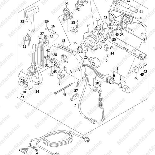 FIG.450C (1-J-11) REMOTE CONTROL ((DF25AT,DF30AT):(020,021))