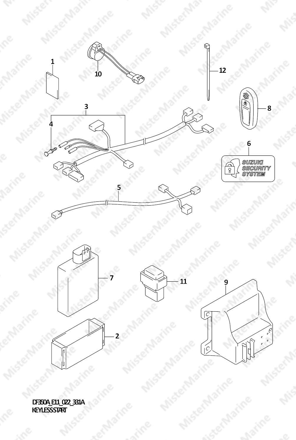 FIG.331A (1-F-7) KEY LESS START