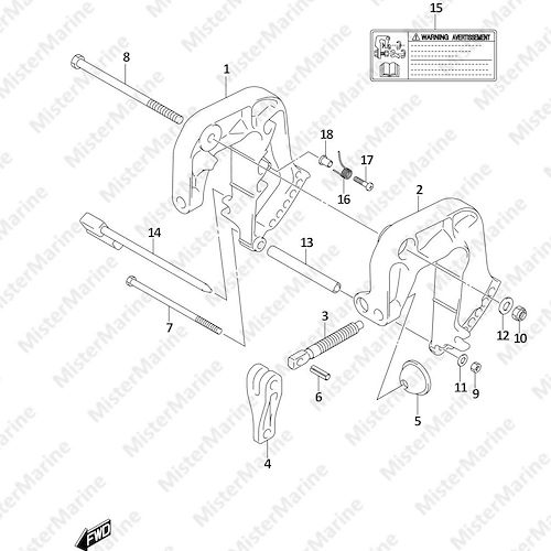 FIG.335A (1-C-7) CLAMP BRACKET