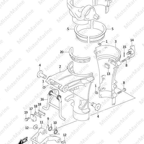 FIG.336A (1-C-8) SWIVEL BRACKET