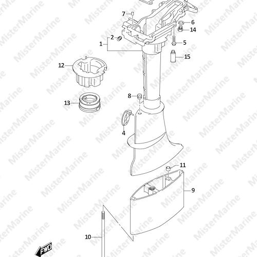 FIG.405A (1-C-9) DRIVE SHAFT HOUSING