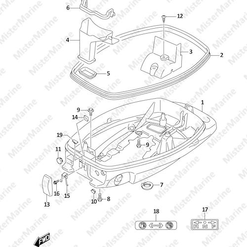 FIG.412A (1-C-11) LOWER COVER (DF4A)