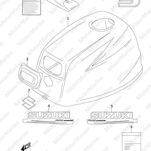FIG.420B (1-C-14) ENGINE COVER (DF5A:020)