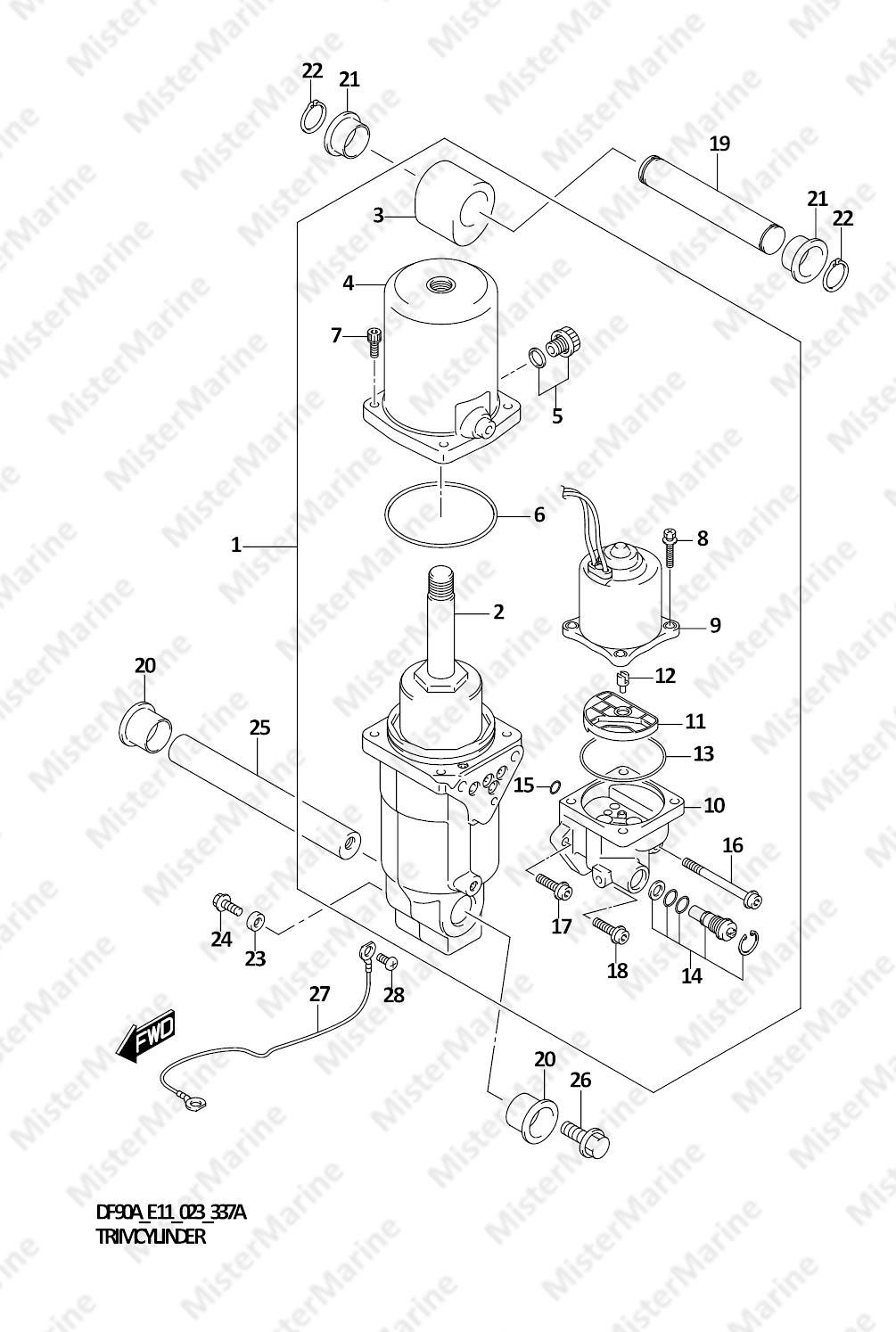 FIG.337A (1-G-7) TRIM CYLINDER (020,021)